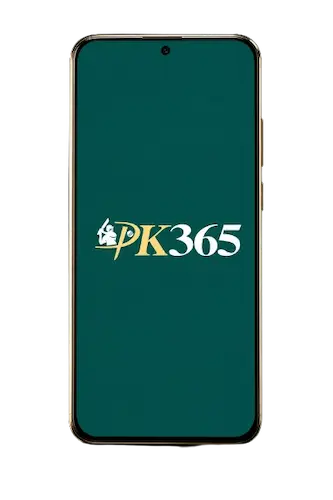 PK365 game app logo displayed on a mobile phone screen